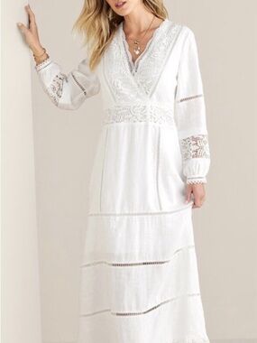 Soft Surroundings | Dresses | Soliloquy Linen Dress By Soft Surroundings |  Poshmark